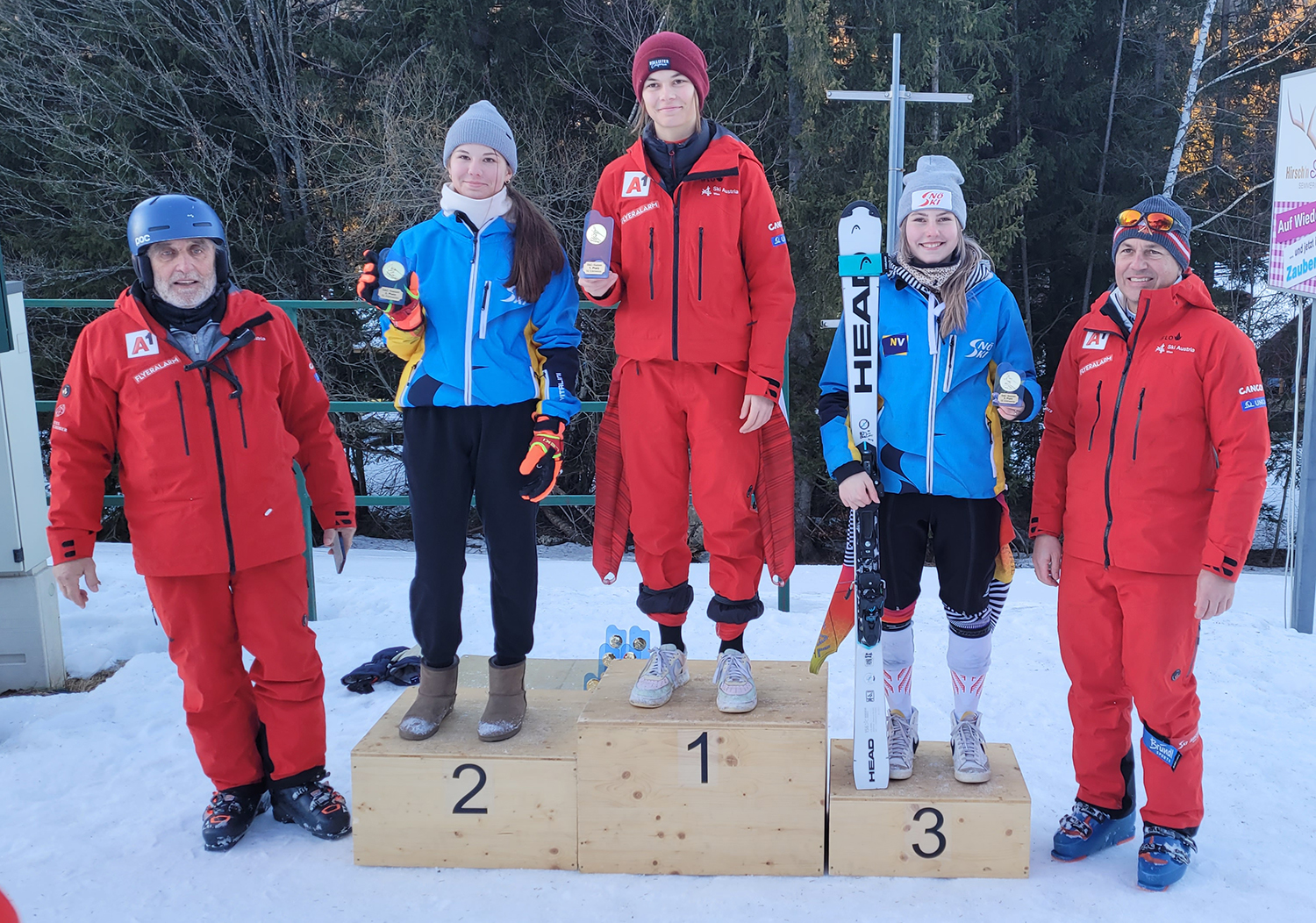 Valerie Körber wird in der Klasse Schüler w16 Dritter (Copyright: Yvonne Hopfgartner).