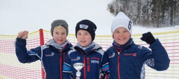 Leo Brandecker, Felix Schönegger und Marco Rohregger freuten sich über ihre starken Leistungen.