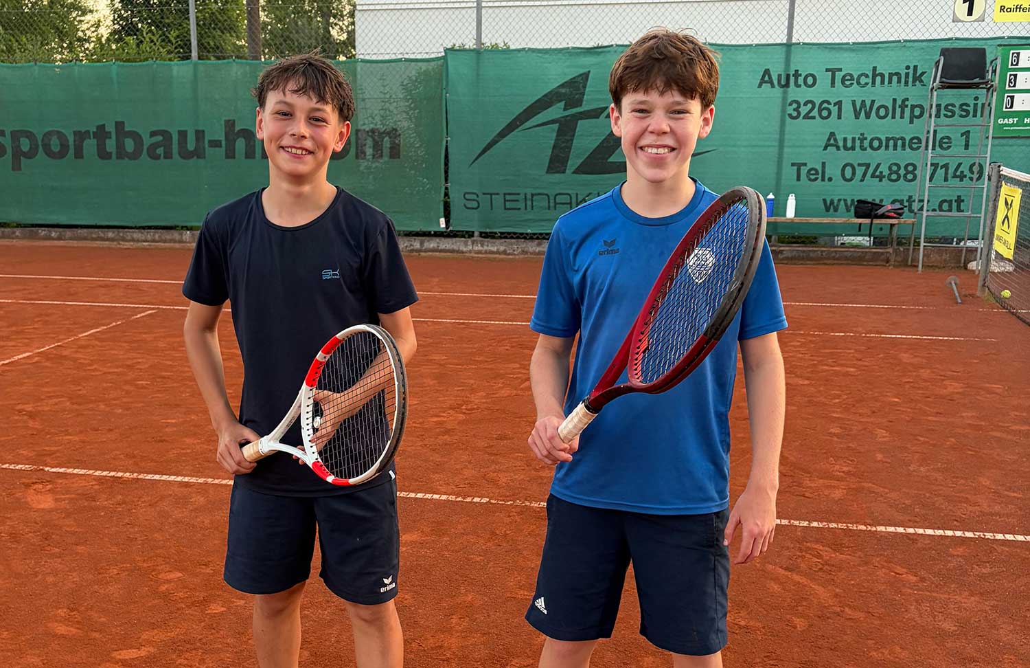 Jugend U13: Elias Berger und Luis Engleder