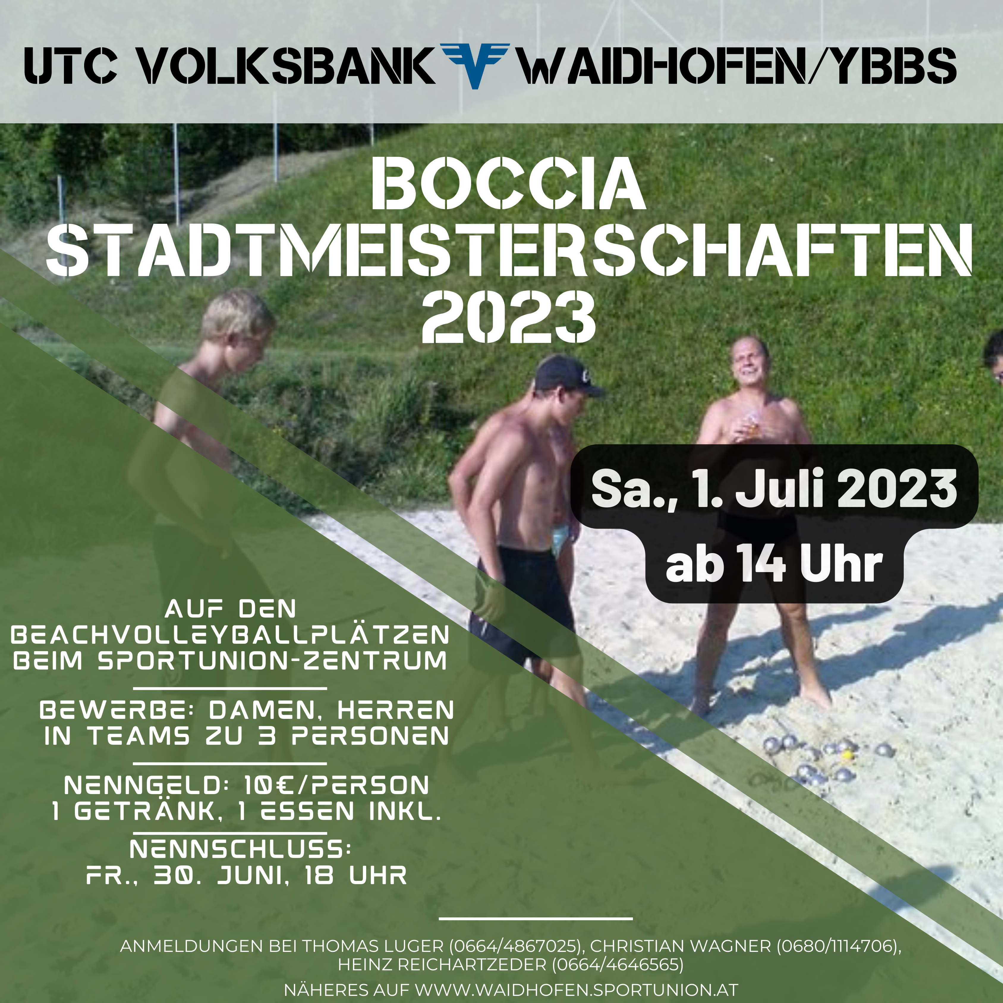 Boccia Stadtmeisterschaften SPORTUNION Waidhofen Ybbs