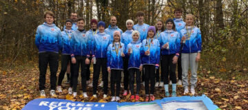 Gruppenfoto Crosslaufmeisterschaften Hirtenberg