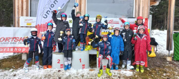 Gruppenbild Sportunion Waidhofen Sektion Wintersport - Union-Landesmeisterschaften