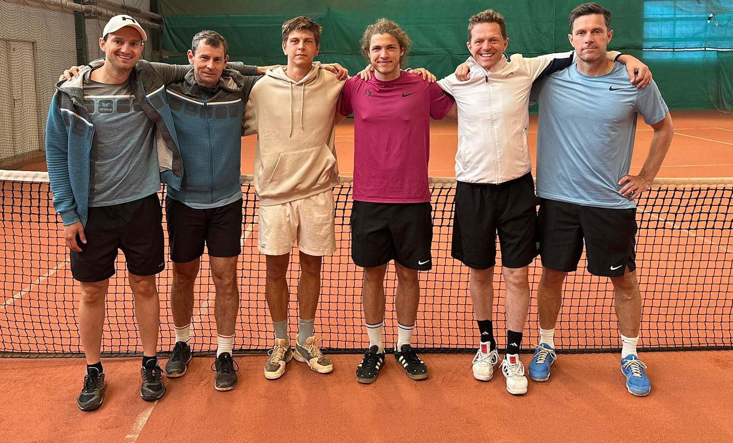 Herren 1: Simon Schörghofer, Jürgen Florian, Ivan Kremenchutskyi, Kilian Maierhofer, Matthias Leitner, Manuel Engleder