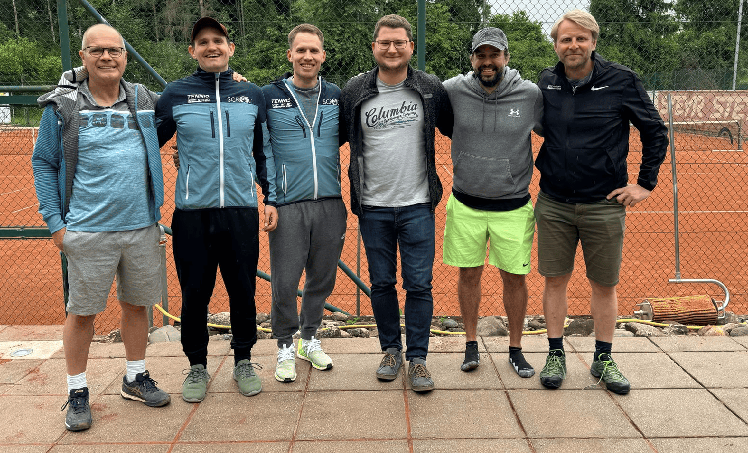 Herren II: Fred Oberbramberger, Paul Schörghofer, Andreas Rapatz, Tobias Pechböck, Paul Steger, Juraj Petko