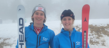 Marco Rohregger und Sarah Hopfgartner am Hochficht