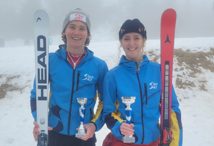 Marco Rohregger und Sarah Hopfgartner am Hochficht