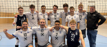 Die erfolgreiche UVC-Mannschaft nach den beiden Siegen.