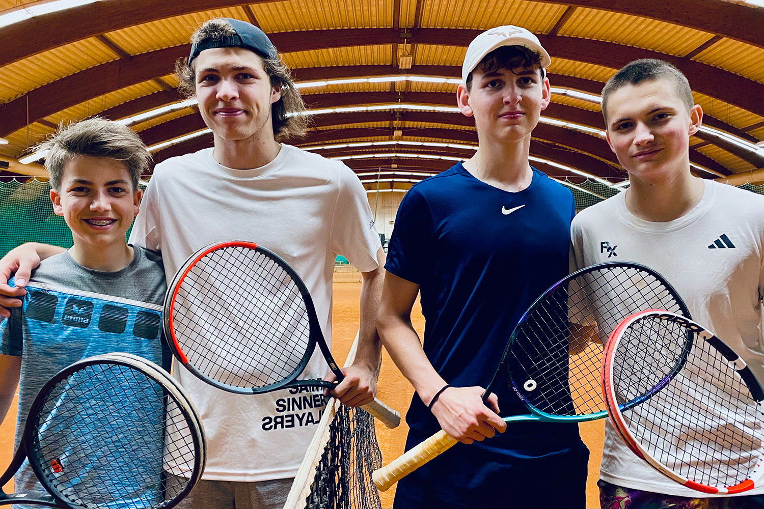 Jugend U18: Laurin Maierhofer, Kilian Maierhofer, Laurenz Berchtold, Matteo Janovsky