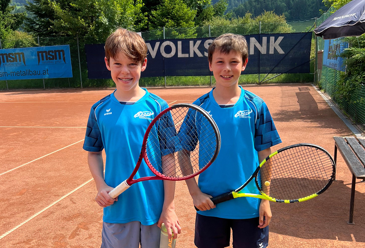 U13-Burschen: Luis Engleder, Elias Berger