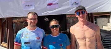 Die drei erfolgreichen Athleten der Sportunion