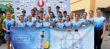 Die Athleth/innen der Sportunion Waidhofen/Ybbs beim Marktlauf Ybbsitz