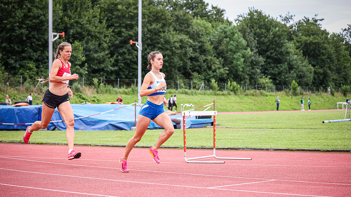 Katharina Böck erzielte erzielte im 800 m und 1.500 m-Lauf der Allgemeinen Klasse jeweils den dritten Rang.