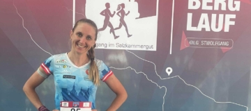 Julia Mühlbachler beim Schafberglauf